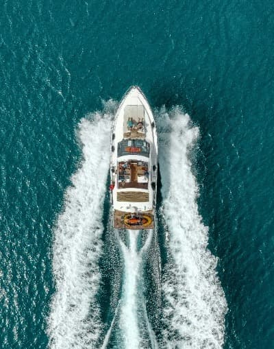 Ship Crossing Sea